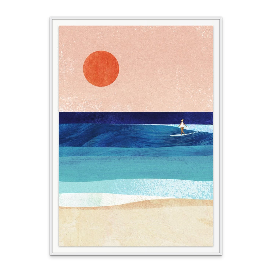 Surf Girl Art Print