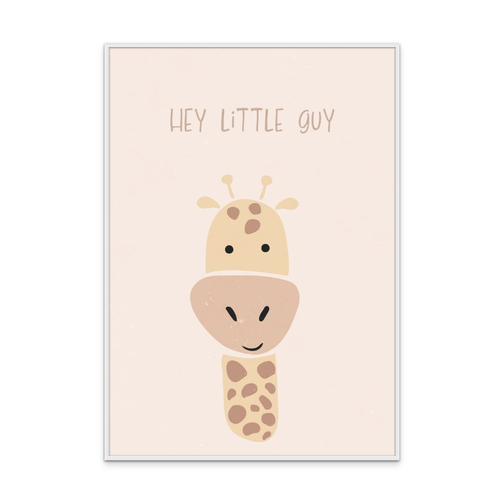 Giraffe nursery print Art Print