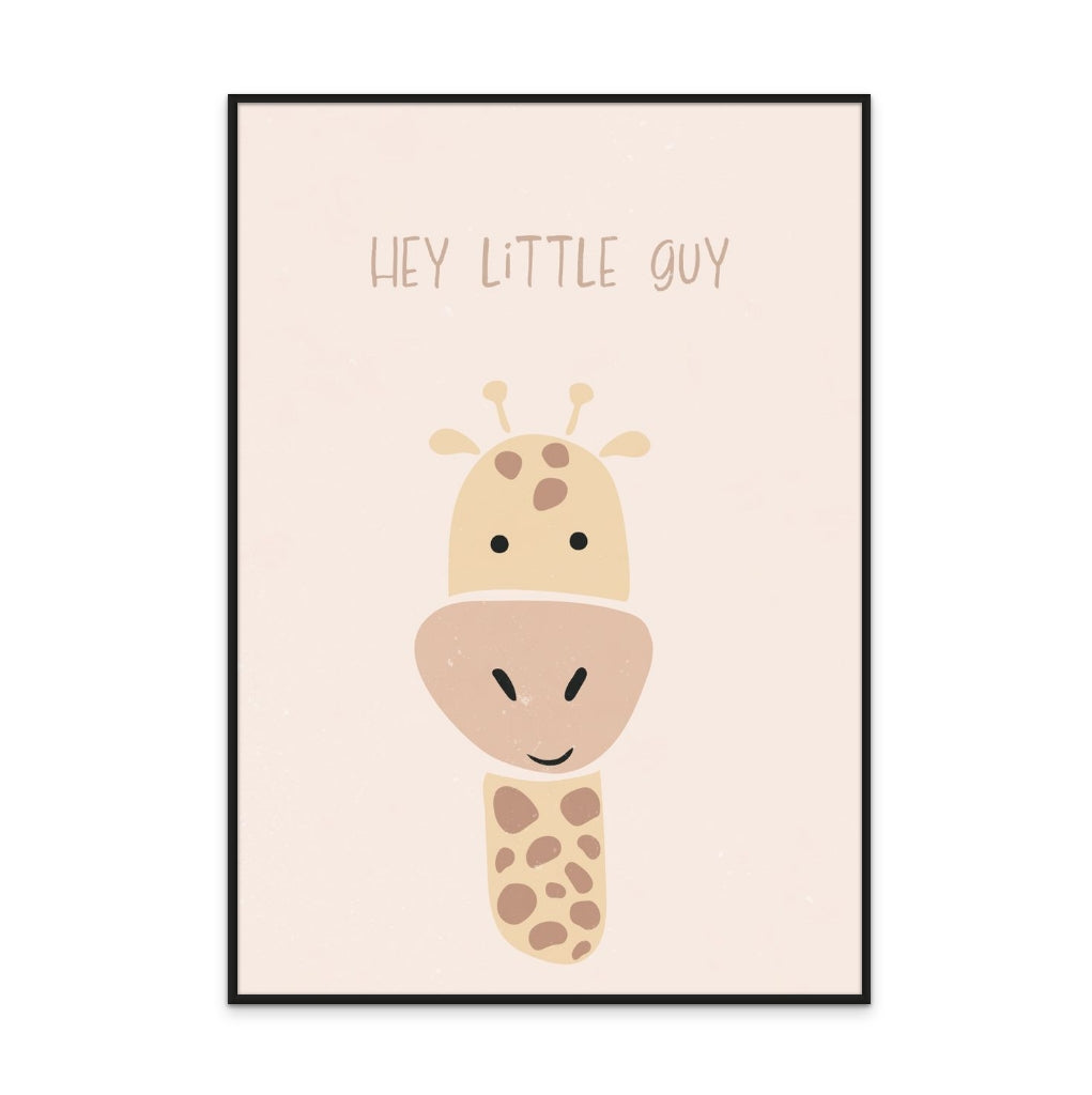 Giraffe nursery print Art Print