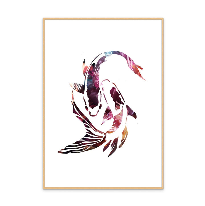 Vibrant Koi Fish Art Print