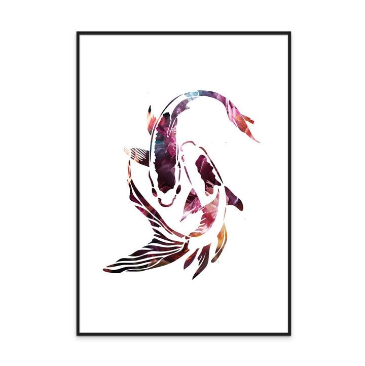 Vibrant Koi Fish Art Print