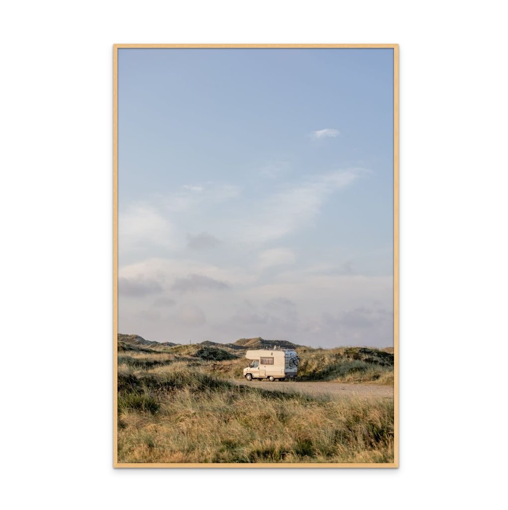 Caravan In the Dunes Art Print