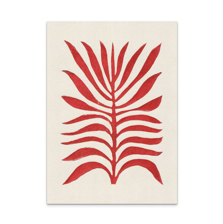 Red Branch / Lino Art Print