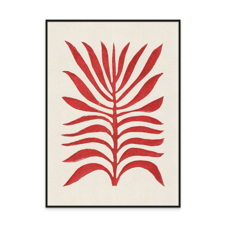 Red Branch / Lino Art Print