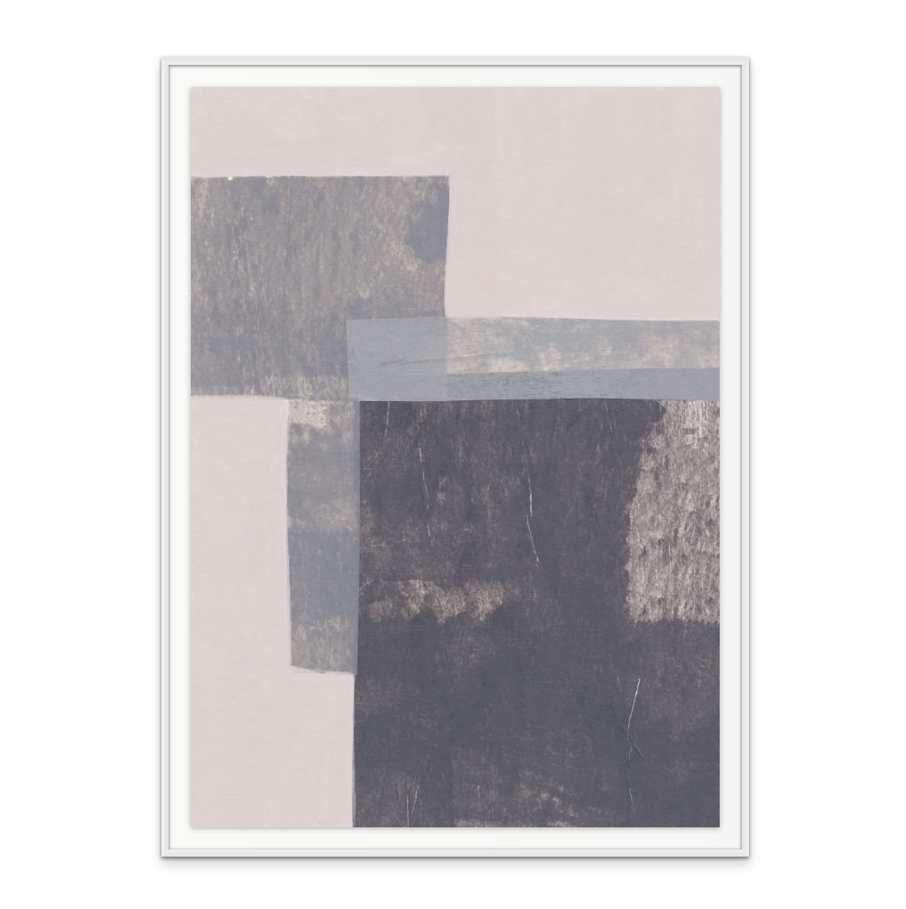 Gray Blocks #2 Art Print