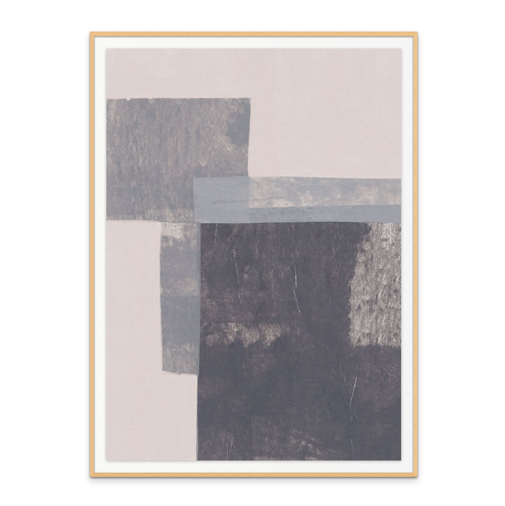 Gray Blocks #2 Art Print