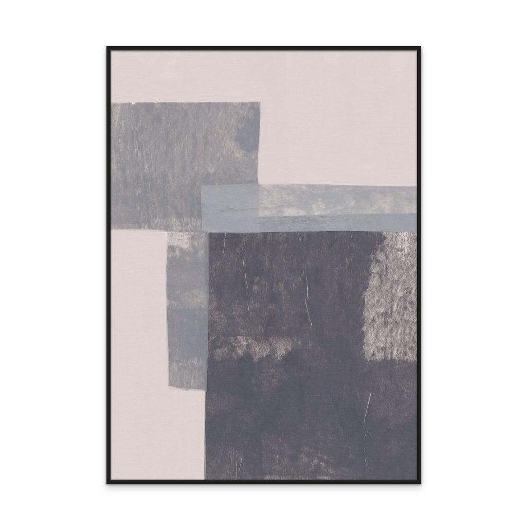 Gray Blocks #2 Art Print