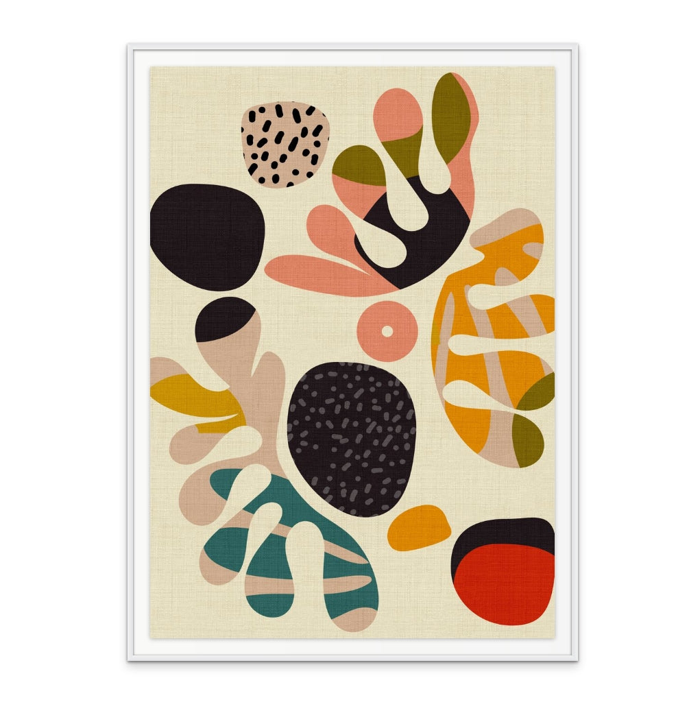 Mid Century Cut Outs 2 Art Print