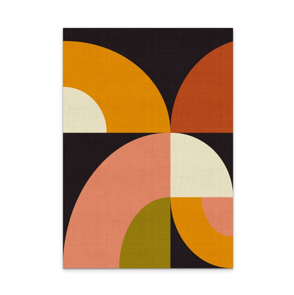 Geo Shapes Fall 21 Geo Art Print