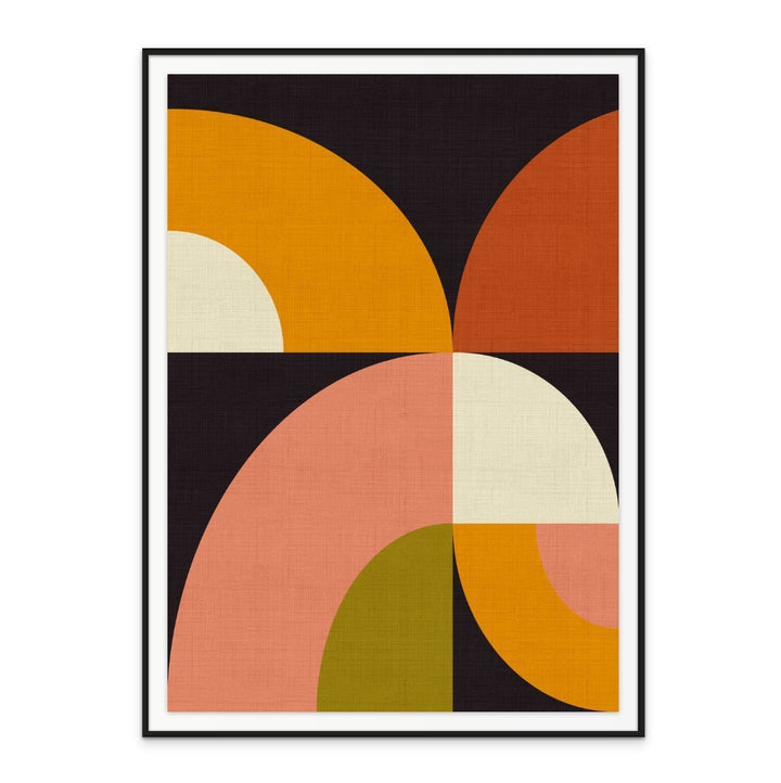 Geo Shapes Fall 21 Geo Art Print