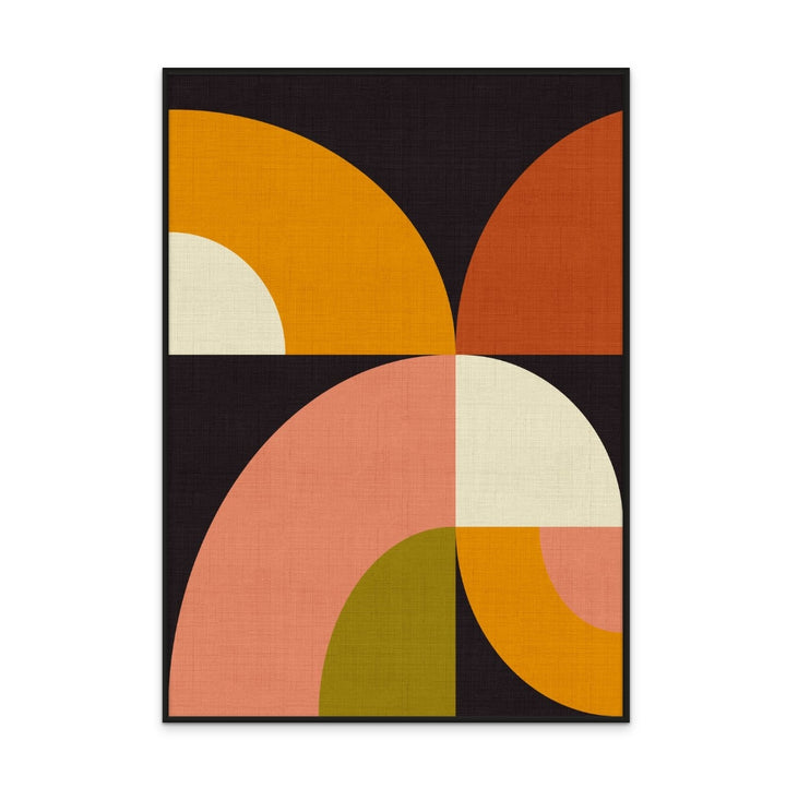 Geo Shapes Fall 21 Geo Art Print