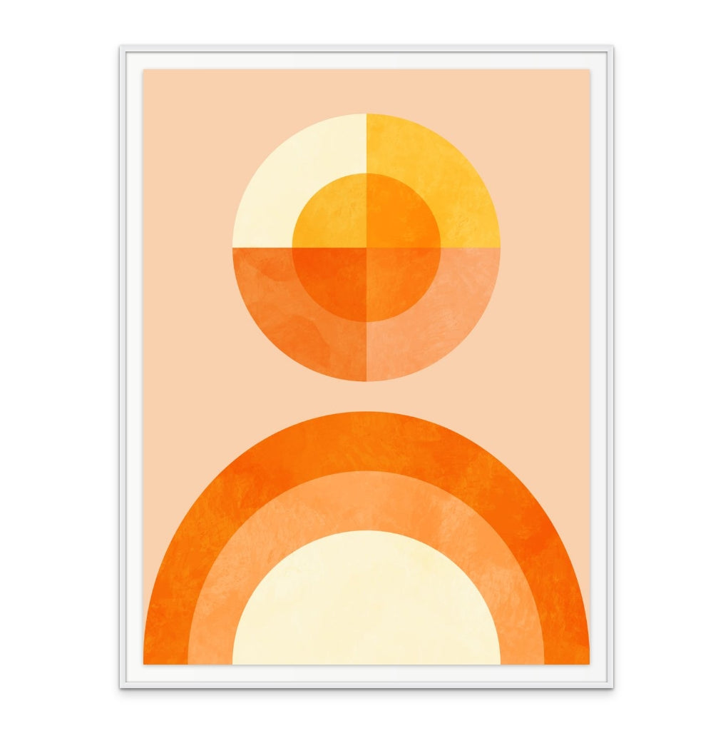 Spring Mid Rhapsody Orange 2 Art Print