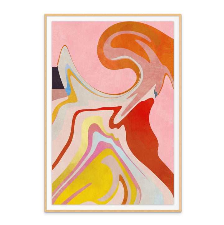 Organic Bauhaus Waved 2 Art Print