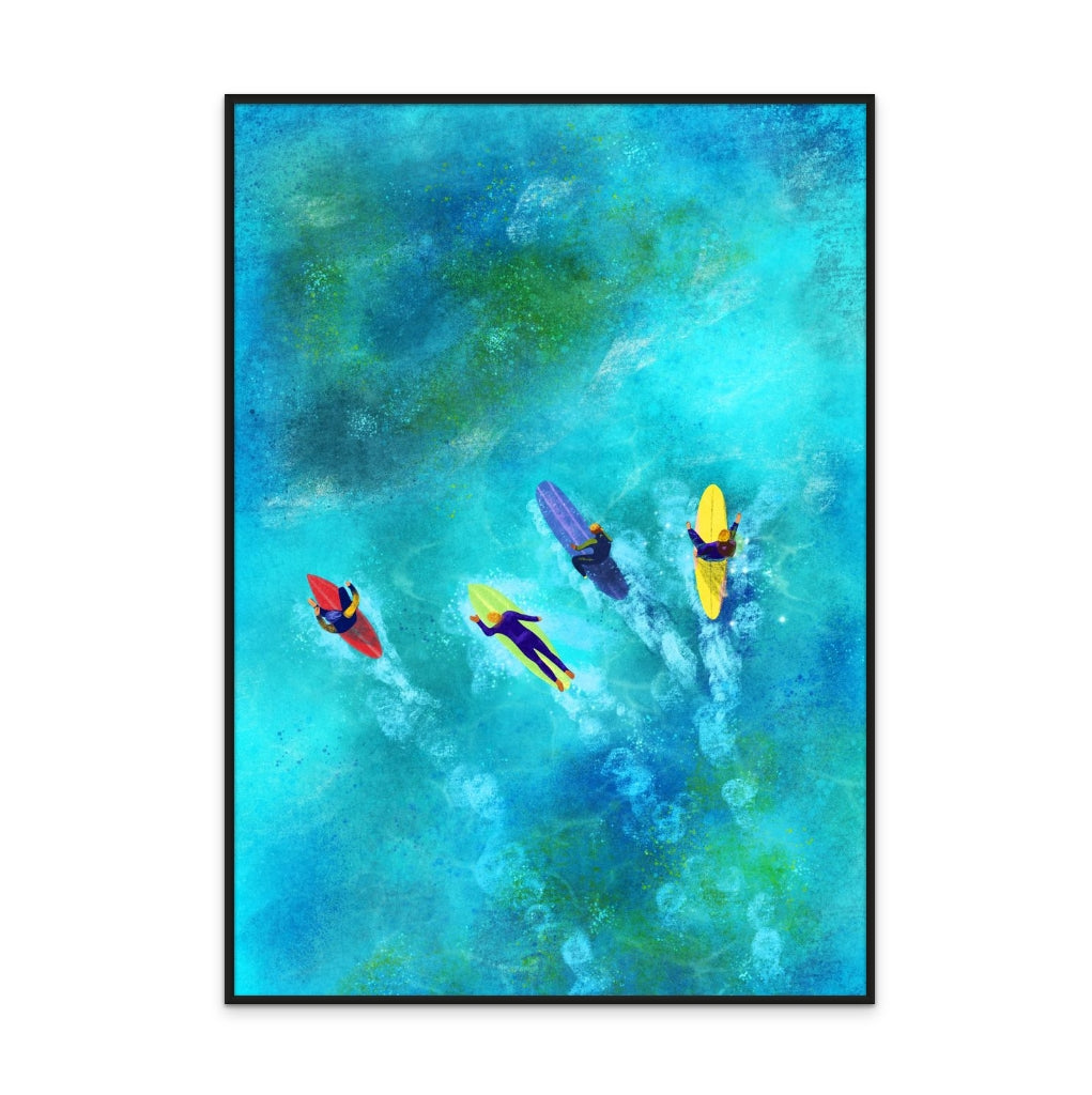 Surfer Dudes Art Print