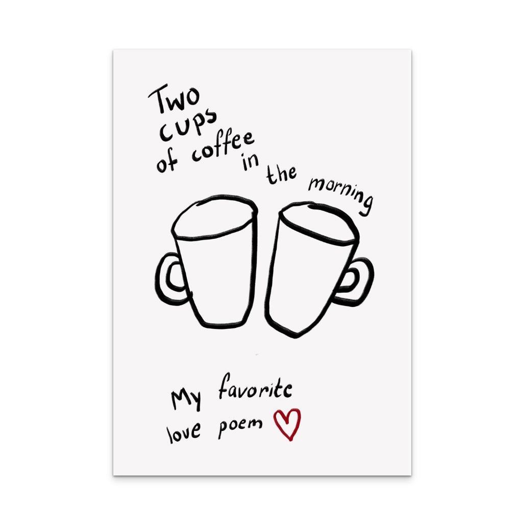 Two Cups Art Print