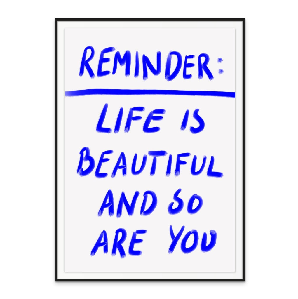 Reminder Art Print