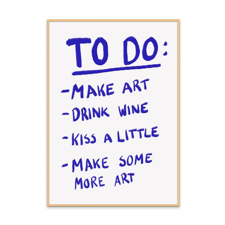 To Do Art Print