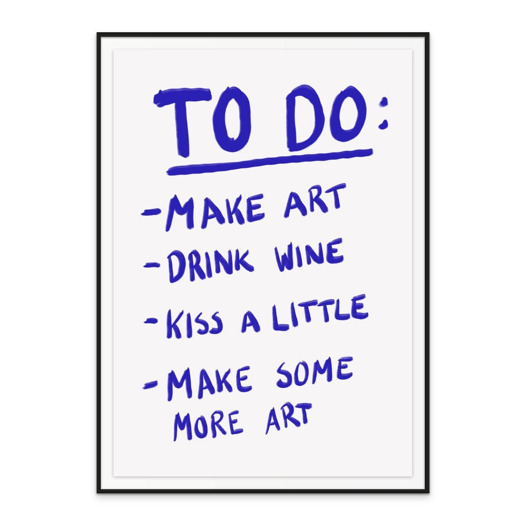 To Do Art Print