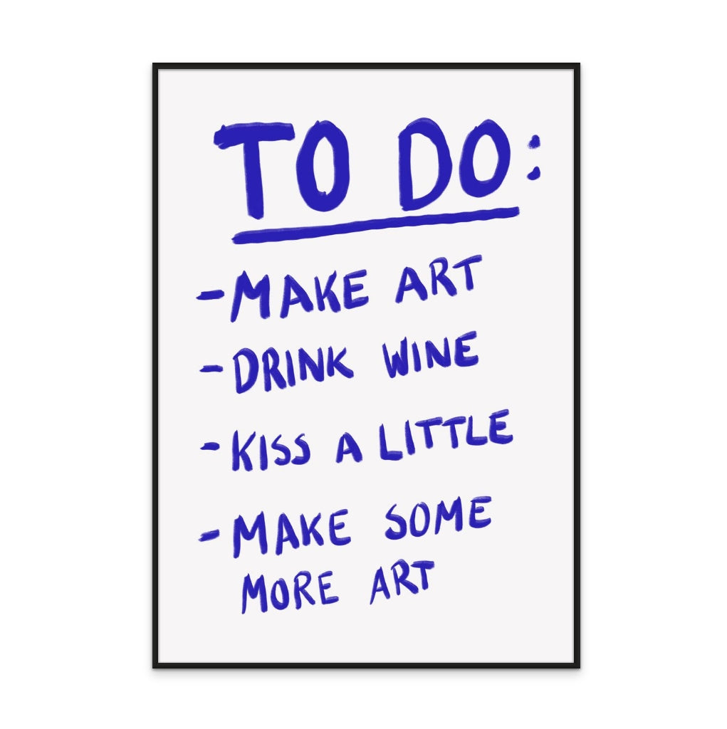 To Do Art Print