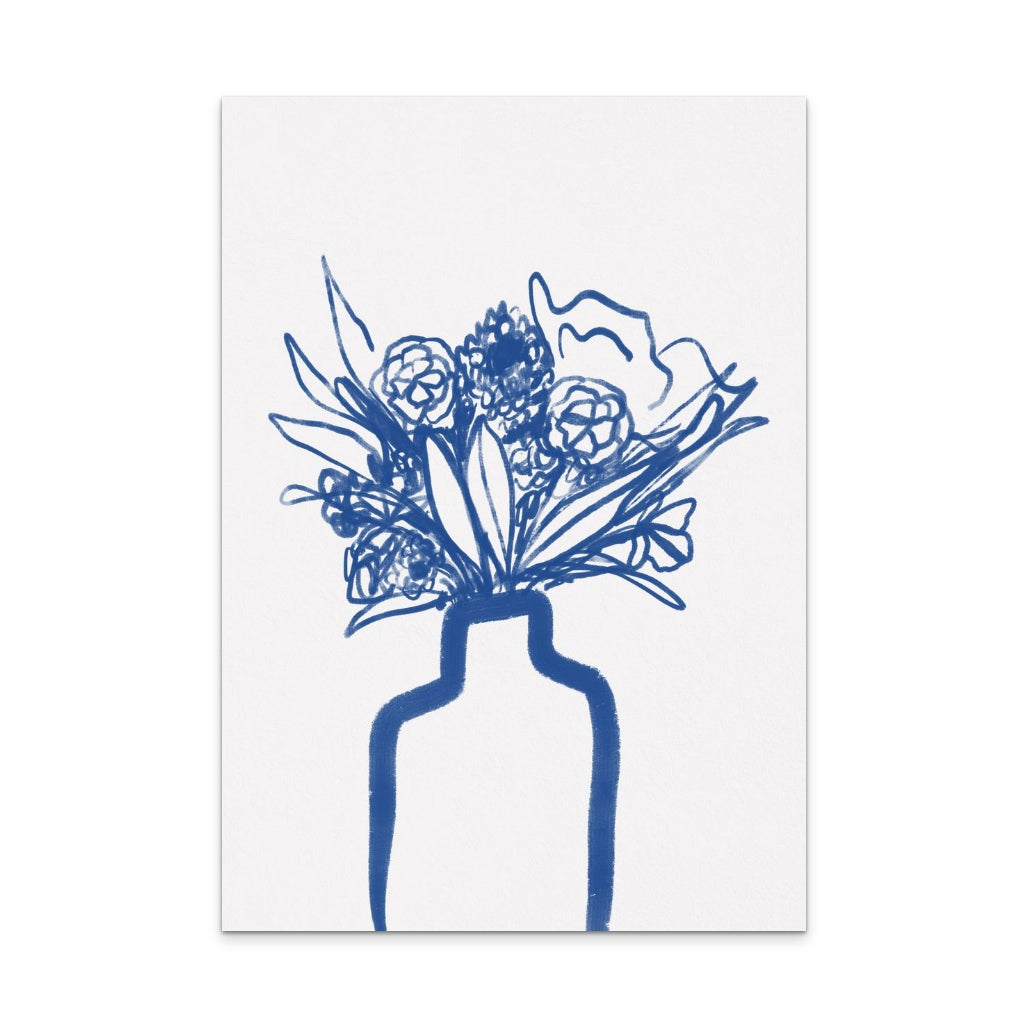 Flowers in a Vase Art Print