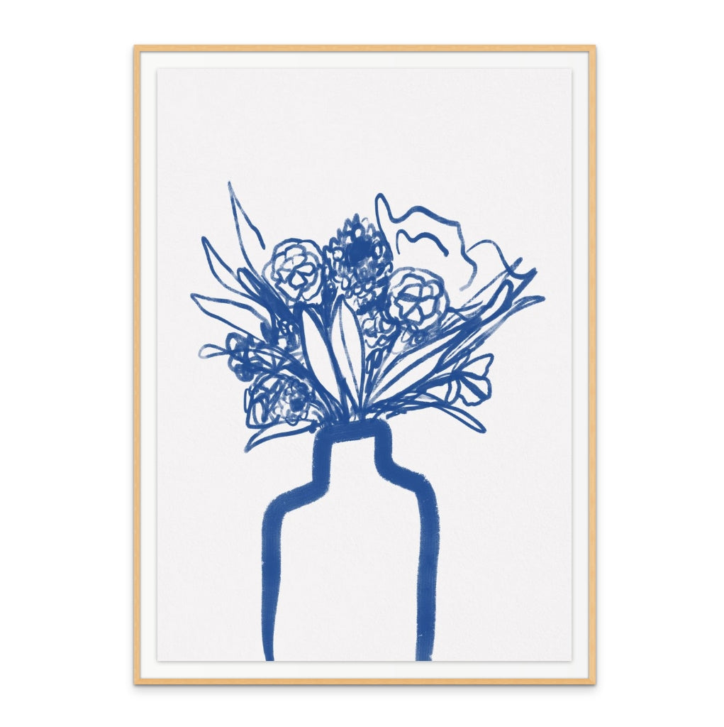 Flowers in a Vase Art Print