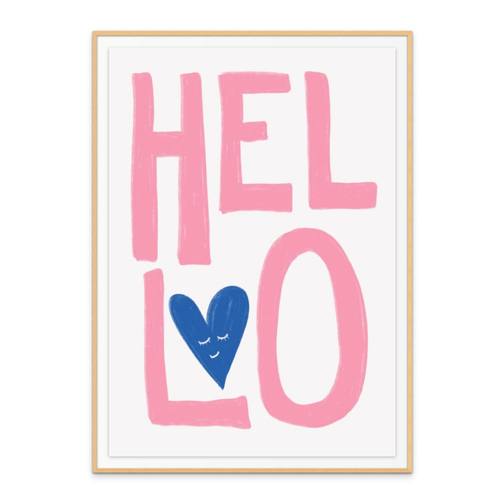 Hello Art Print