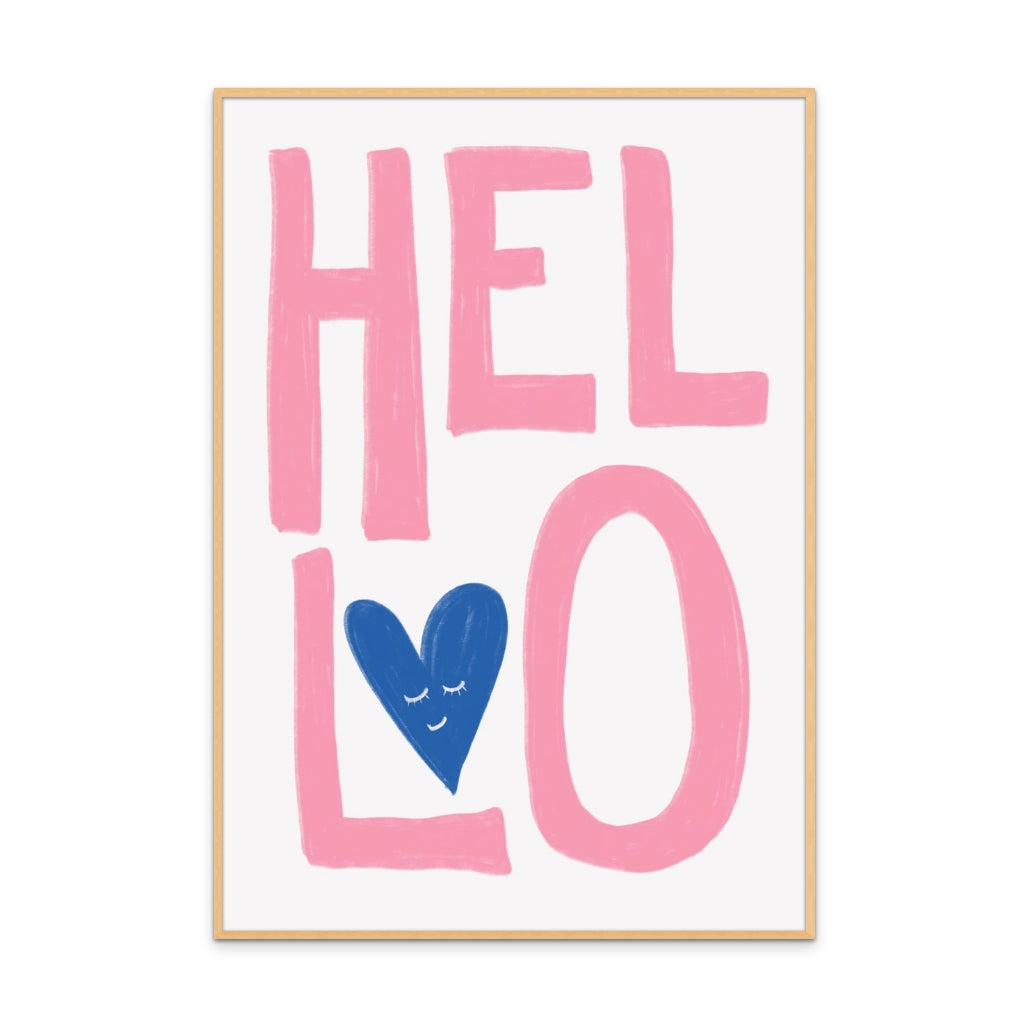 Hello Art Print