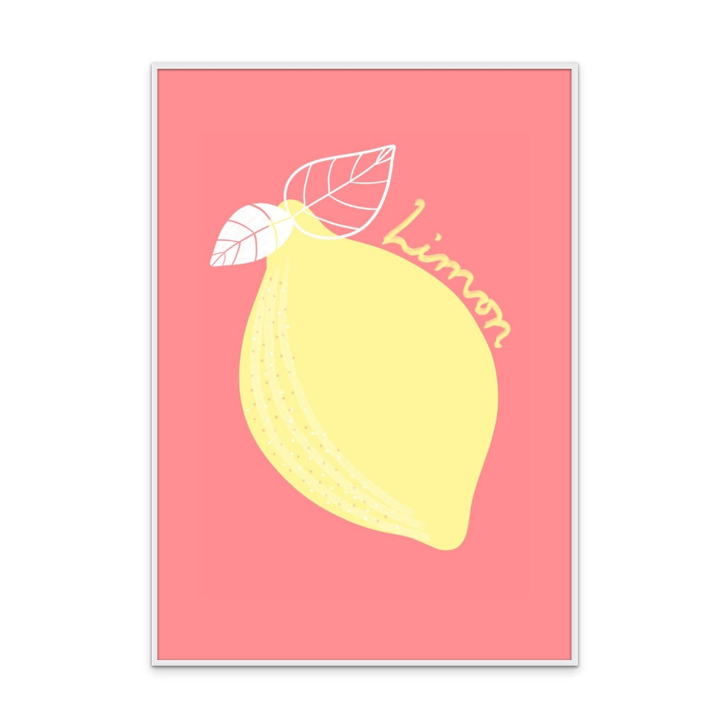 Lemon Art Print