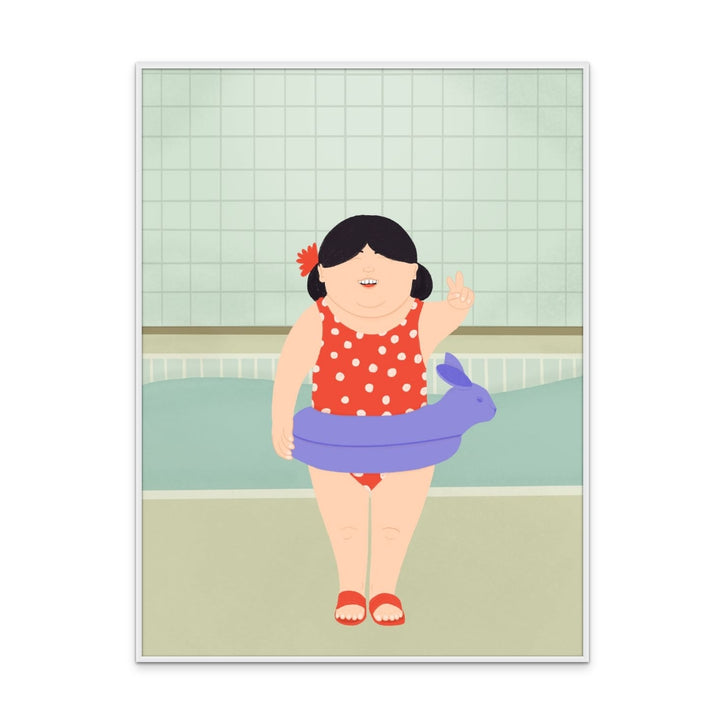 Swimming Lessons Art Print