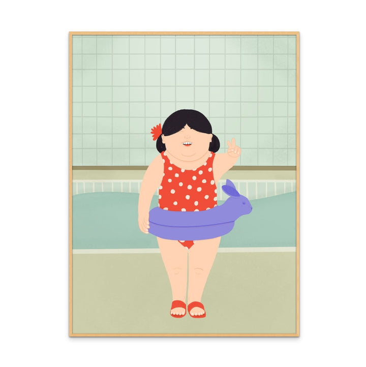 Swimming Lessons Art Print