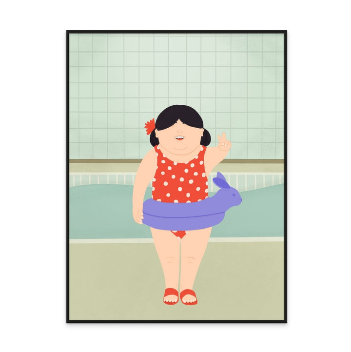 Swimming Lessons Art Print