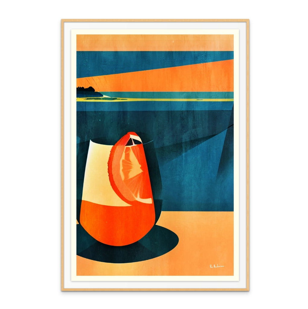 Negroni At Sunset Art Print