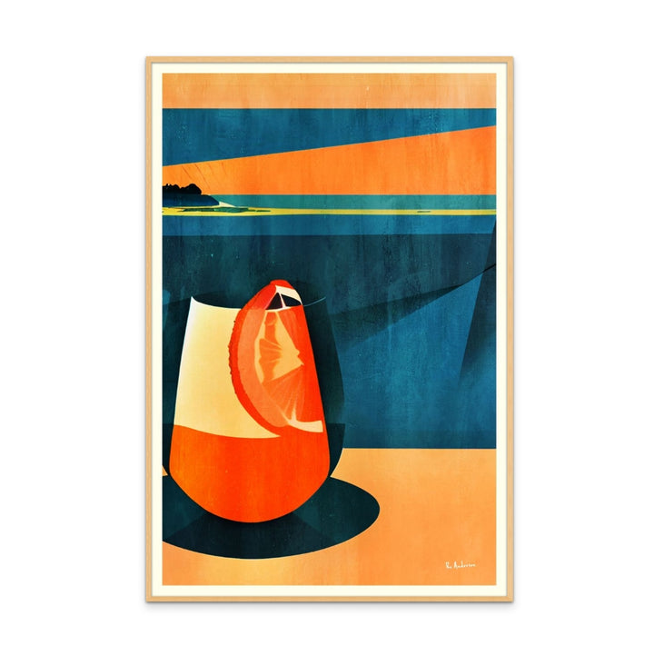 Negroni At Sunset Art Print