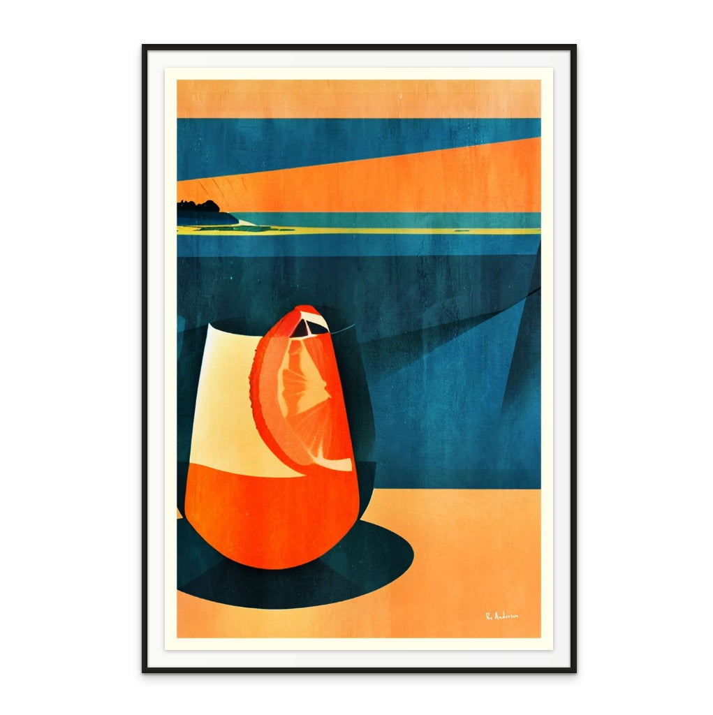 Negroni At Sunset Art Print