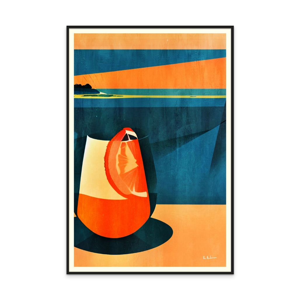 Negroni At Sunset Art Print