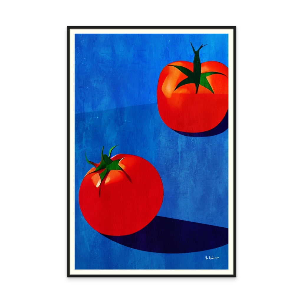 Deux Tomatoes Art Print