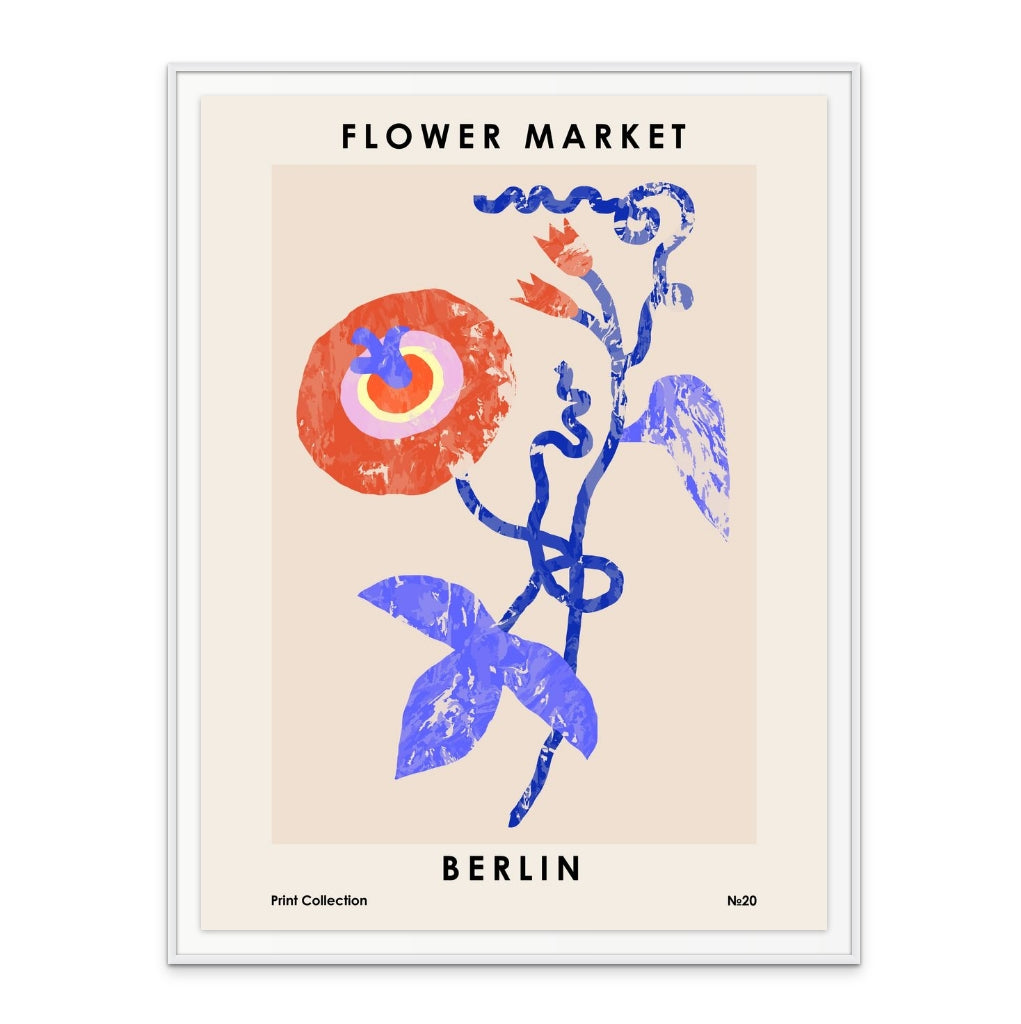 Flower Market. Berlin Art Print