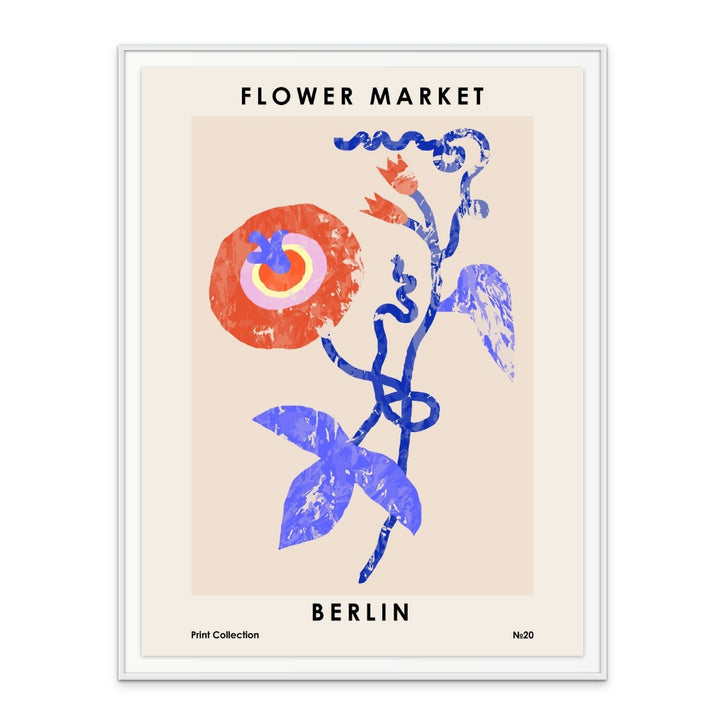 Flower Market. Berlin Art Print