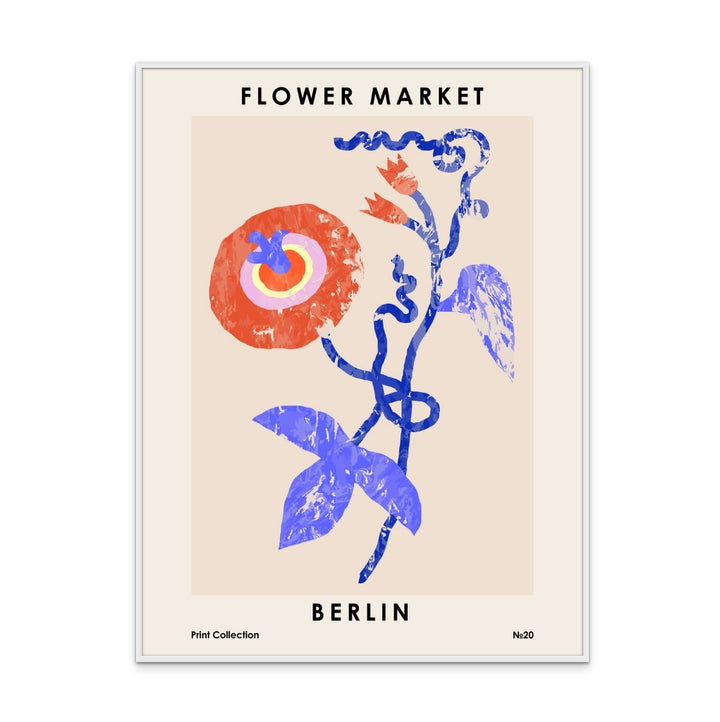 Flower Market. Berlin Art Print