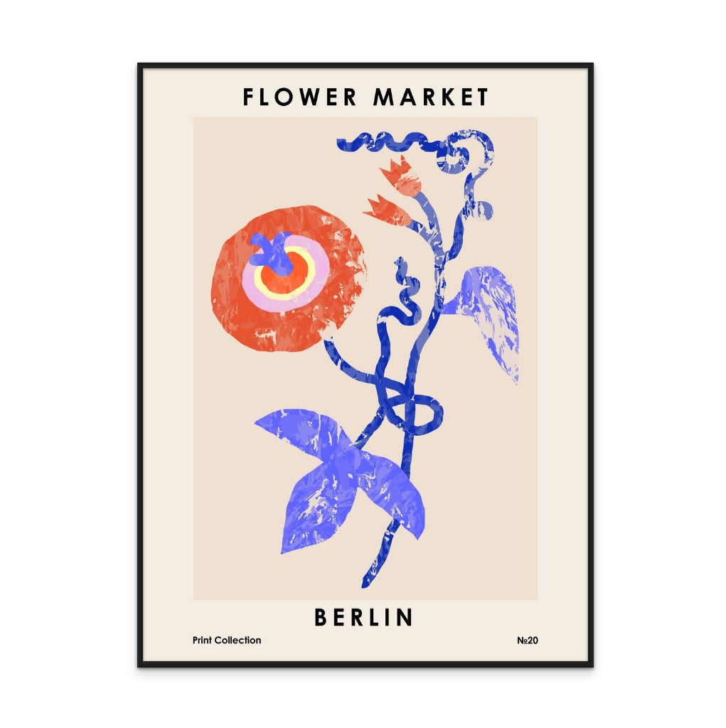 Flower Market. Berlin Art Print