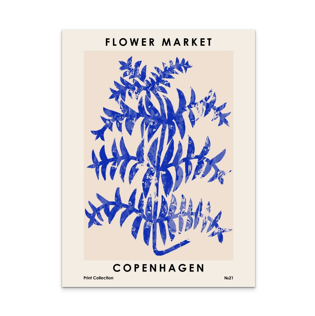 Flower Market. Copenhagen Art Print