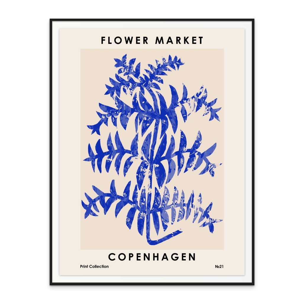 Flower Market. Copenhagen Art Print