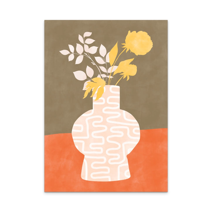 Abstract vase Art Print