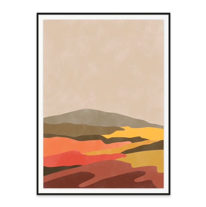 Warm land 2 Art Print