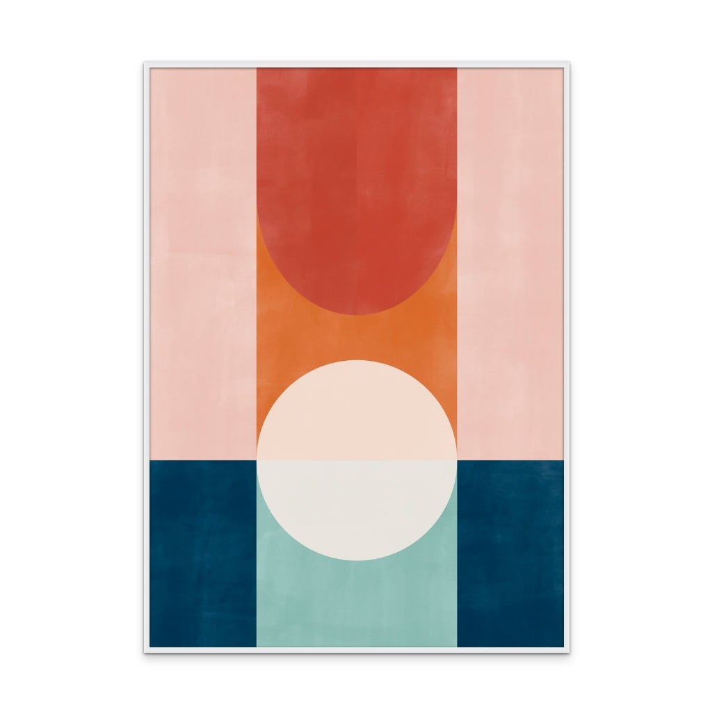 Geometric composition Art Print