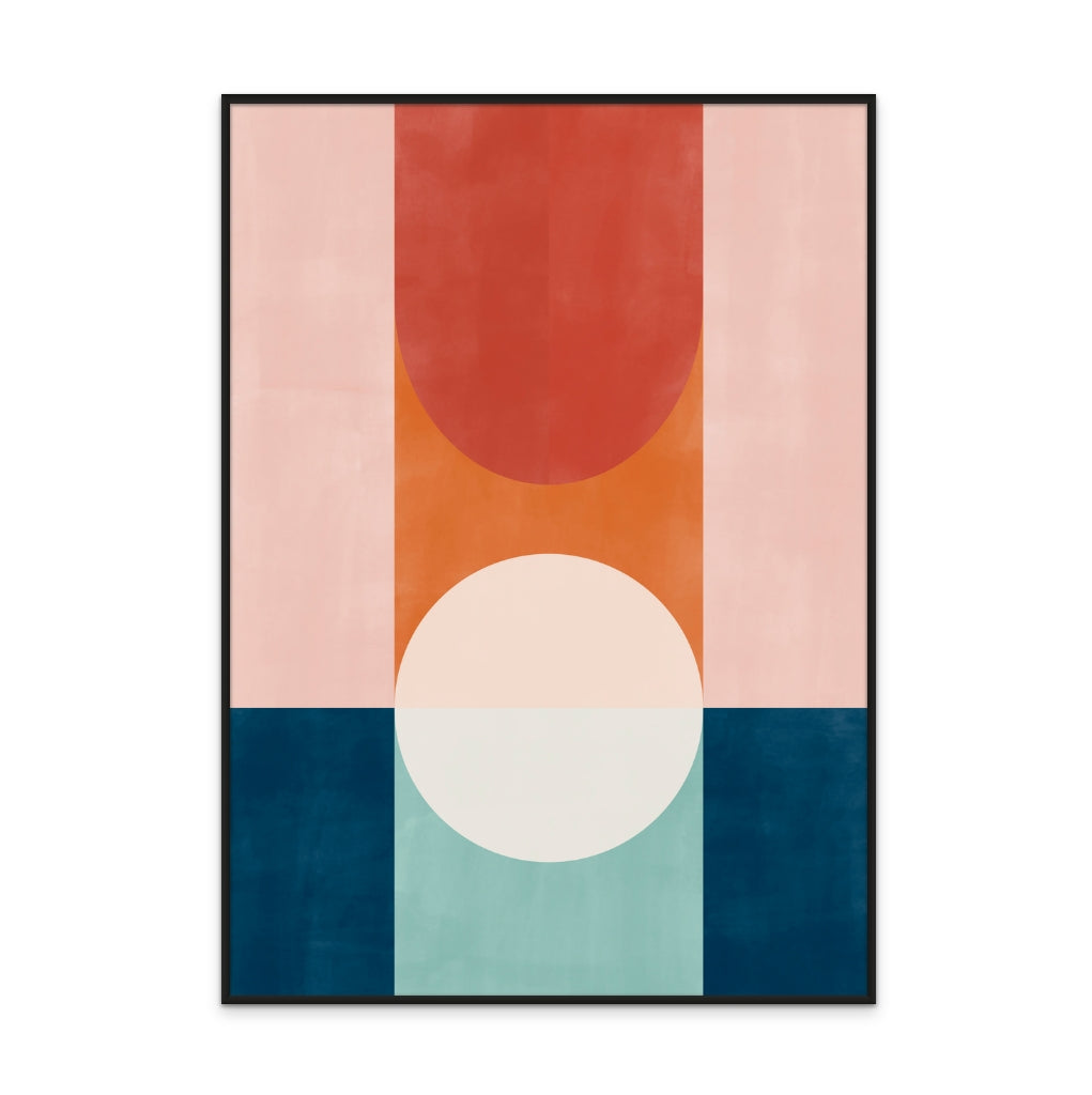 Geometric composition Art Print