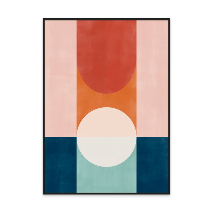 Geometric composition Art Print