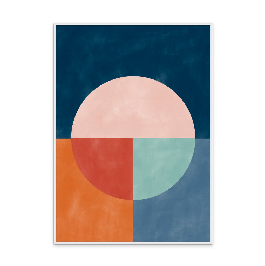 Circular Fushion Art Print