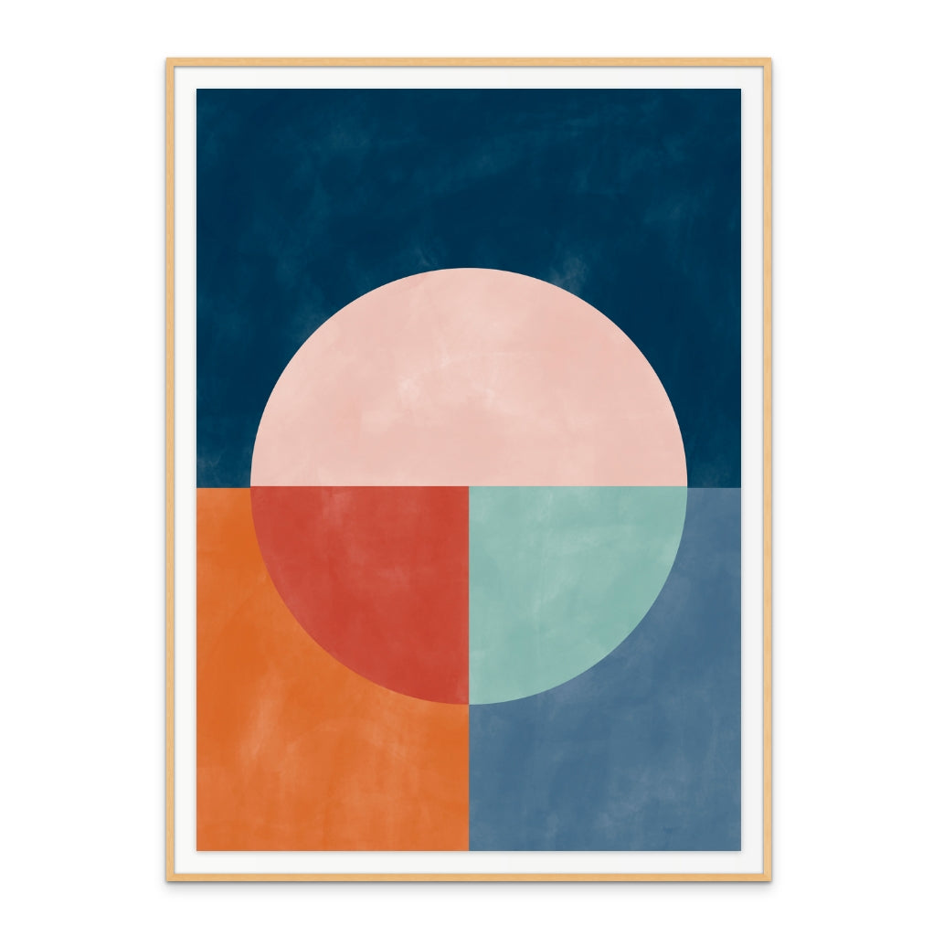 Circular Fushion Art Print