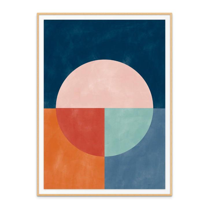 Circular Fushion Art Print